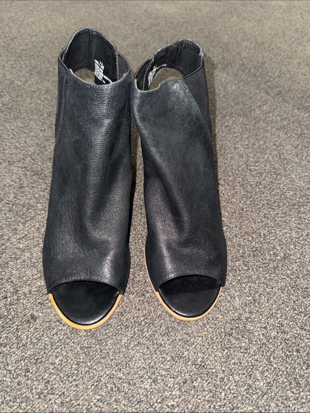 Steve Madden leather Open-Toe Women's Ankle Booties